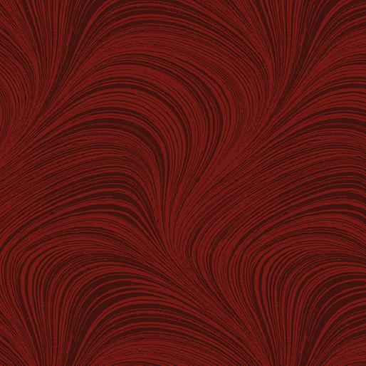 Benartex Wide Wave Textured Dark Red 108