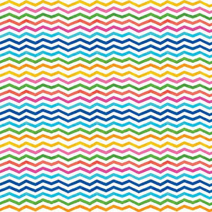 Blank Quilting Corp Bloom Bouquet 2 Chevron White B-1826-01