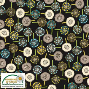 Blank Quilting Corp. Spread the Seeds 4502-038 Black