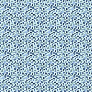 Clothworks Crocodile Smiles Polka Dot Light Denim Y3396-87