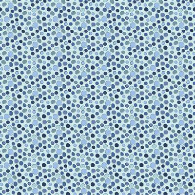 Clothworks Crocodile Smiles Polka Dot Light Denim Y3396-87