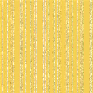 Clothworks Crocodile Smiles Stitchy Stripe Gold Y3395-68