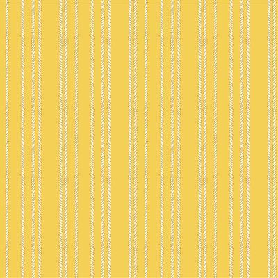 Clothworks Crocodile Smiles Stitchy Stripe Gold Y3395-68