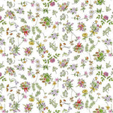 Clothworks Fabrics From the Heart Floral White Y3359-1