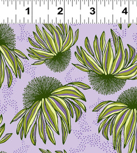 Clothworks Lilla Coneflowers  Light Purple Y3472-26