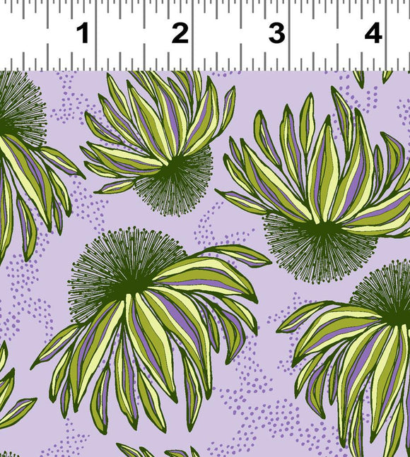 Clothworks Lilla Coneflowers  Light Purple Y3472-26