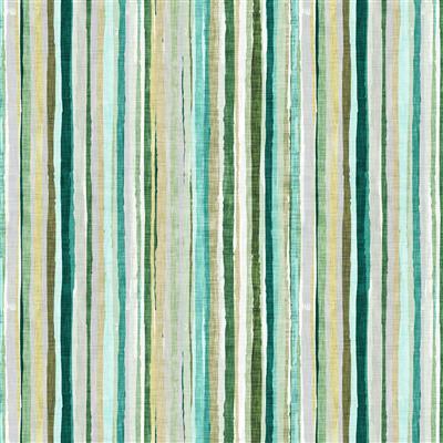 Clothworks New Earth Stripe Green Y3350-21