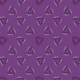 Clothworks Purple Reign Triangle Wreaths Dark Orchid Y3370-122