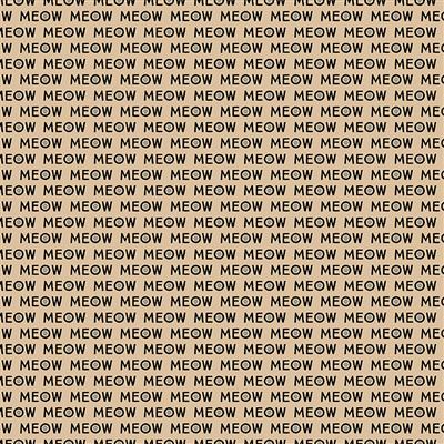 Clothworks Purrfection Meows  Dark Butter  Y3976-60
