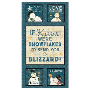 Clothworks Snovalley Digital 24"xwof Panel Dark Sky Y3867-99