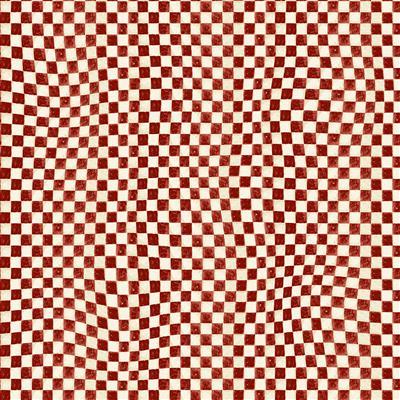 Clothworks Snovalley Digital Check Red  Y3873-82
