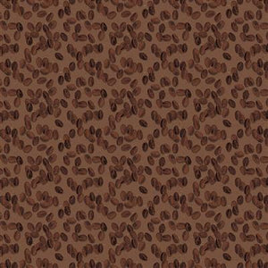 Clothworks Yay! Coffee! Beans  Light  Brown  Y3658-14