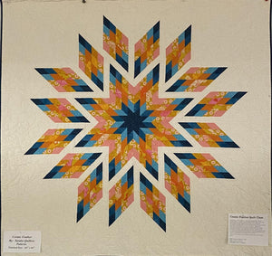 Cosmic Feathers Quilt Kit finished size 64"x64" pattern by TaraLee Quiltery Patterns