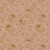 Cotton + Steel Wallflower Anemones Mauve  HJ302-MA1