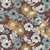 Cotton + Steel Wallflower Flower Child Mulberry HJ300-MU3