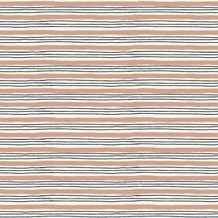 Cotton + Steel Wallflower Painterly Stripes French Rose  HJ304-FR2