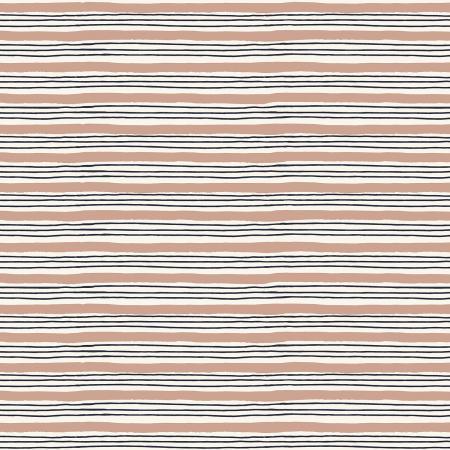 Cotton + Steel Wallflower Painterly Stripes French Rose  HJ304-FR2