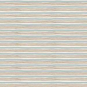 Cotton + Steel Wallflower Painterly Stripes Sky Blue  HJ304-SB1