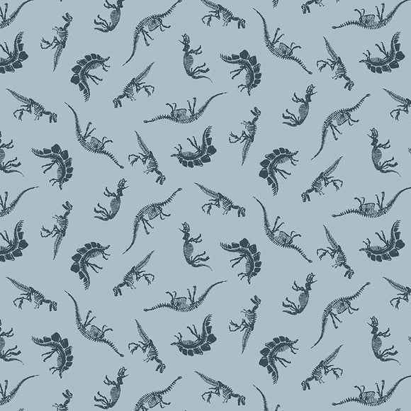 Dear Stella Fabrics I Dig You Dino-Mite Aquarius 2738