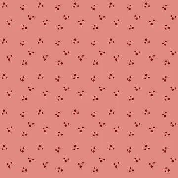 EQP Textiles Contemporary Classics Paw Prints Coral Pink CC190-202