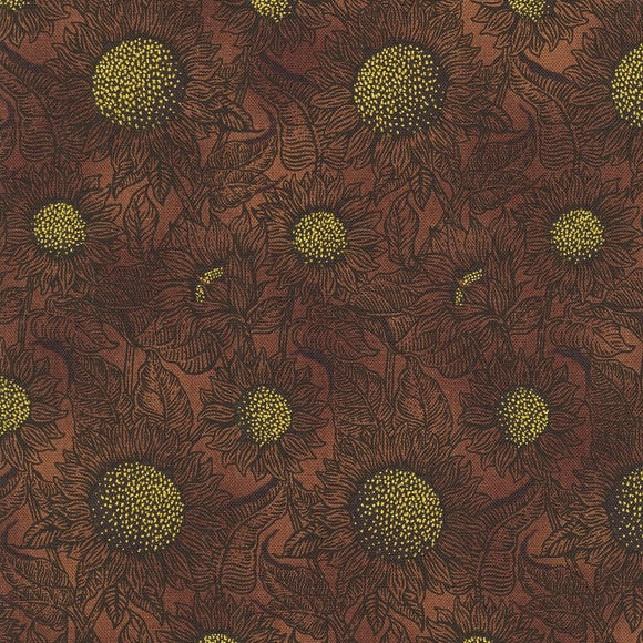 Robert Kaufman Fabrics Autumn Fields Walnut SRKM-21577-323
