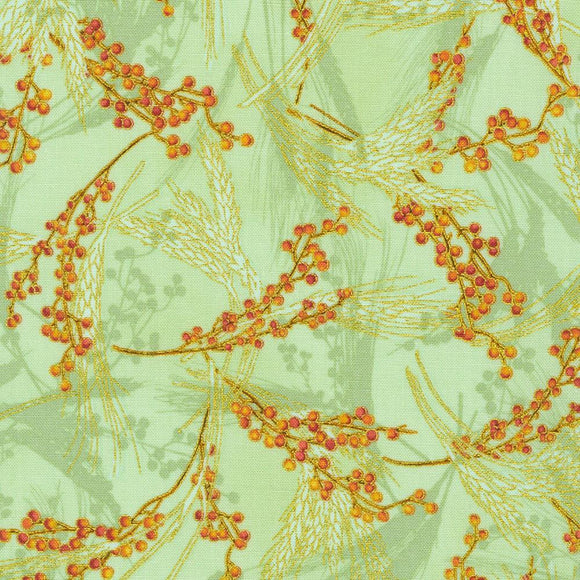 Robert Kaufman Fabrics Autumn Fields Mint SRKM-21575-32