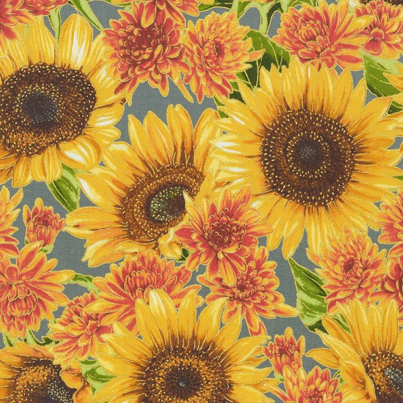 Robert Kaufman Fabrics Autumn Fields Sunflower SRKM-21573-125