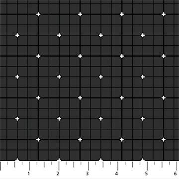 FIGO Fabrics Serenity Basics Grid 92011-98