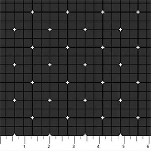FIGO Fabrics Serenity Basics Grid 92011-98
