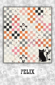 Felix Quilt Pattern by meags & me finished size 36" x 42"
