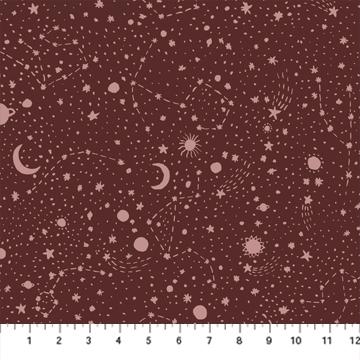 Figo Fabrics Galaxies 90578-36 Rust