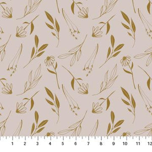 Figo Fabrics Martha Floral 90460-90 Gray