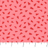 Figo Fabrics Roses are Red Pink Hearts  90491-24