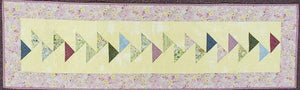 Fly Away Table Runner Kit finished size 16"x54" pattern by Orphan Quilt Design for Villa Rosa Design