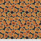 Free Spirit Fabrics Boolicious Pumpkin Bites Black  PWMA004.XBLACK
