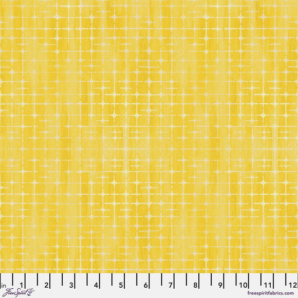 Freespirit Fabrics Textures Plaid Yellow PWSP036.YELLOW