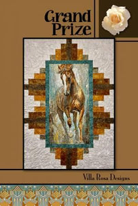 Grand Prize Pattern from Villa Rosa Designs finished size 51"x69"