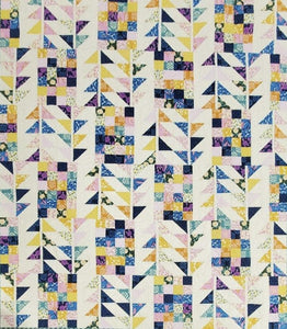 Great Heights Quilt Kit finished size 60"x72" pattern by Modernly Morgan