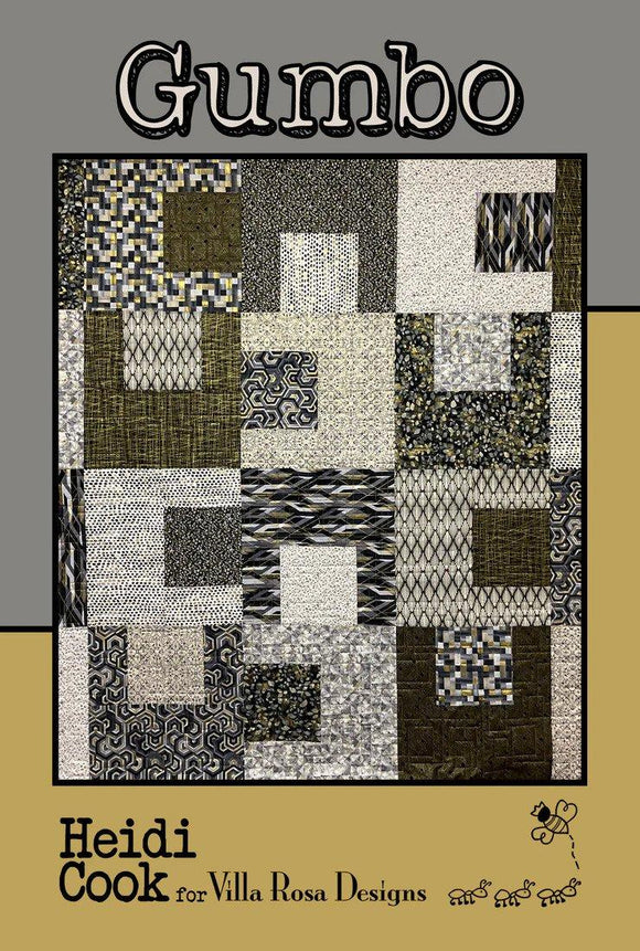 Gumbo Quilt  Pattern finished size 54