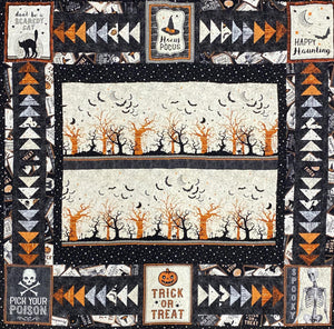 Happy Haunting Quilt Kit - Into the Woods finished size 64"x62" pattern by Stacey Day