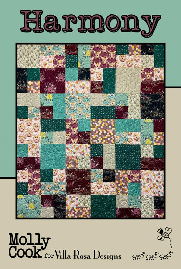 Harmony Quilt Pattern finished size 54
