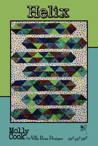 Helix Quilt Pattern finished size 50" x 66" pattern by Villa Rosa Designs