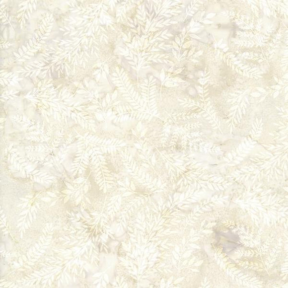 Hoffman Fabrics Bali Batik - Mixed Leaves Papyrus T2378-531