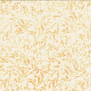 Hoffman Fabrics Bali Batik Abstract Petals Mimosa T2397-384