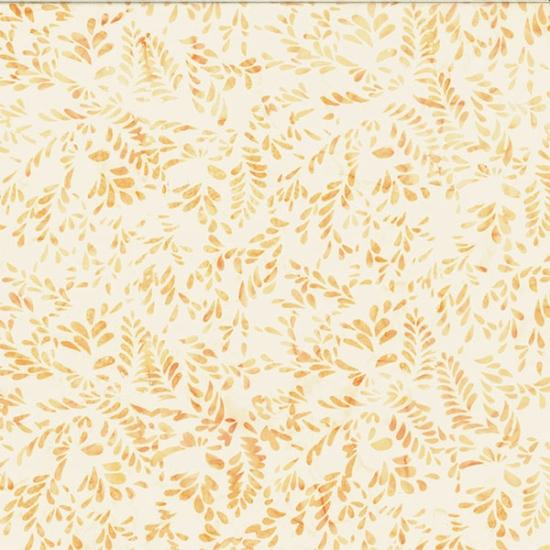 Hoffman Fabrics Bali Batik Abstract Petals Mimosa T2397-384