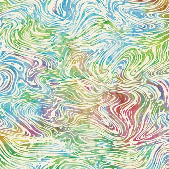 Hoffman Fabrics Bali Batik Citrus Craze Marble Petit Four 2365-576