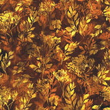 Hoffman Fabrics Bali Batik Foliage Burnt Sienna  T2377-626