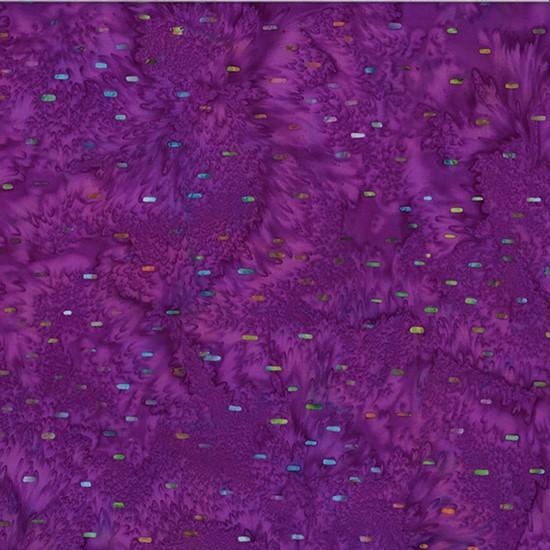 Hoffman Fabrics Bali Batik Dash Grape  T2420-45