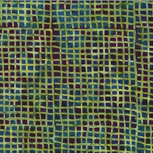 Hoffman Fabrics Bali Batik Trellis  Kale  T2418-393
