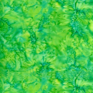 Hoffman Fabrics Bali Watercolors Lime Batik 1895-71